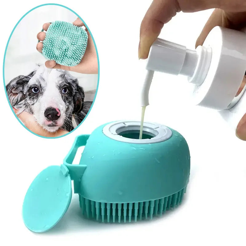 Gants de Bain et de Massage en Silicone pour Chiens et Chats