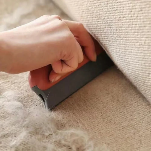 Brosse Anti-Poils pour Animaux avec Poignée – Éliminateur de Poils de Chien et Chat pour Voitures, Tapis, Canapés, Vêtements et Lits